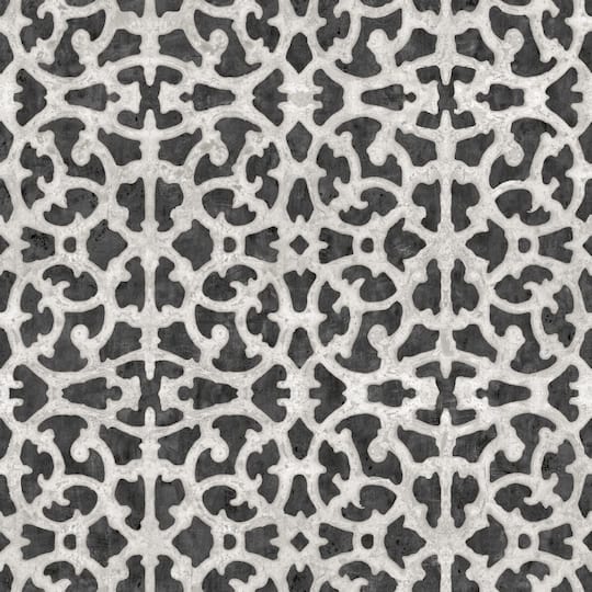 RoomMates Scroll Gate Peel & Stick Wallpaper